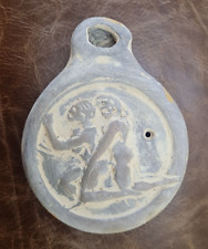 Erotic terracotta Oil Lamp Vintage-Antique ROMAN spqr of pottery,unique handmade picture