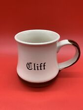 Vintage “Cliff” NAME The Tennessee Coffee Mill Co COFFEE MUG EUC brown accents picture