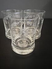 X3 Vintage Amazing Rugby World Cup 1995 Famous Grouse Whisky Glass picture