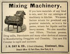 1896 Pharmaceutical Medicine Mixing Machine Cincinnati Ohio Print Advertising picture