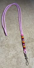 One Very Neat New Native American Lakota Sioux Beaded Lanyard ￼ picture
