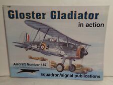 SQUADRON SIGNAL PUBLICATIONS AIRCRAFT #187 GLOSTER GLADIATOR IN ACTION #1187 picture