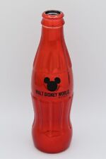 *Nice 2022 Walt Disney World Resort red metallic glass Coca Cola bottle Mickey picture