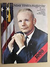 SUNDAY TIMES July 13 1969 Neil Armstrong Moon Apollo, Lunar Receiving Lab, Space picture