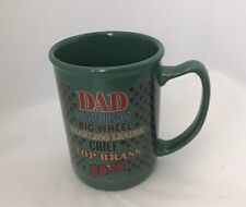 DAD MUG, Hefty Size, 5/ 3.5 , Green, Sayings About Dad,Father’s Day,USA picture