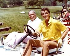 FRANK SINATRA AND DEAN MARTIN PLAY GOLF IN 1988 - 8X10 PHOTO (AA-892) picture