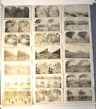 Vintage Stereoscope Cards Lot of 21 Panamanian Scenes some colorized LI19 picture