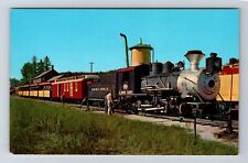 Hill City SD-South Dakota, The 1880 Narrow Gauge Train, Vintage Postcard picture