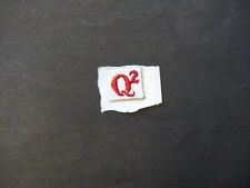 Unused Vintage Q2 Q Squared Adhesive Embroidered 3/4
