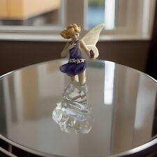 Vtg Franklin Mint Fairy Crystal Figurine 8