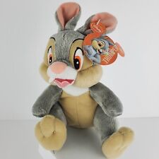 Disney Thumper Bunny Rabbit Plush Stuffed Toy Gray Tan From Bambi  9
