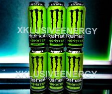 NEW RARE MONSTER REHAB GREEN TEA 6 FULL CANS picture
