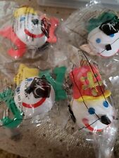 Lot Of 4 Jack In the Box Antenna Toppers Joy, Elf and Toy Soldier Christmas  picture
