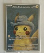 Pokémon TCG Pikachu With Grey Felt Hat 085 Promo Card Pokemon X Van Gogh picture