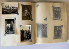 1930-1940'S VINTAGE ALBUM , CANADA LADIES , WEDDING, MEN, CARS, ETC,150 + PHOTOS picture