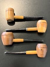 Lot of 4 Vintage Missouri Buescher's Hickory Sweet Pipes Estate Tobacco Pipe picture