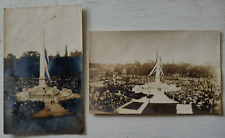 1907 Buffalo NY Old Home Week (2) Photo Postcards McKinley Monument Dedication picture