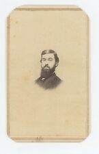 Antique CDV Circa 1860s Handsome Man With Long Beard Sweitzer Allentown, PA picture