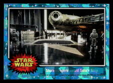 2022 Topps Chrome Star Wars Sapphire Stormtroopers Guard Solo's Ship picture