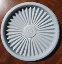 Vintage Tupperware Light Blue REPLACEMENT Lid 5” Round 812-26 picture