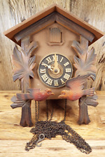 Vintage 8 INCH CUCKOO Clock W/MOVEMENT Germany For Parts Or Repair ONLY picture