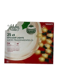 Holiday living C9 incandescent lights 25 C9 Bulbs. picture