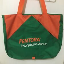 Fentora Fentanyl Drug Rep Pharma Advertising Zippered Lg.Tote Bag 19”x16” READ picture