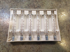 Medical Collectible Vintage Glass Syringe 5cc B-D 6pc Sealed Multifit USA picture