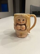 Vintage Spencer Gift Bobble Boobs Risque Naked Woman Cup Mug Original Label - 4
