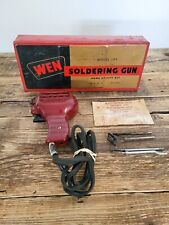 Vintage Wen Soldering Gun Model 199 Original Metal Case Tips Tested picture