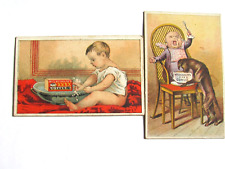 1880's 2 Advertising Trade Cards McLaughlin's XXXX Roasted picture