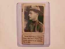 Private Karl Hansen Engineer Corps  1919 World War 1 WW1 Hero picture