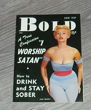 BOLD DIGEST MENs PINUP MAGAZINE June 1957 JUDY BAMBER KITT COOPER ROGERS HORNSBY picture