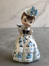 Vintage Lefton’s Originals Girl With Blue Bird Figurine Japan picture