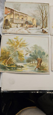 Great Victorian Trade Cards 6 LOT picture