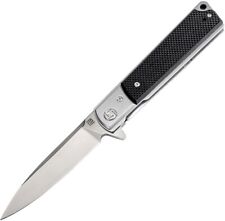 Artisan Cutlery Classic Linerlock Knife Black G10 Handle Plain D2 Edge 1802P-BKF picture