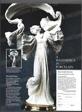 The Scarf Dancer Franklin Mint Agathon Leonard Porcelain Trade Print Magazine Ad picture
