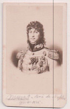 Vintage CDV Joachim Murat King of Naples Desmaisons Photo picture