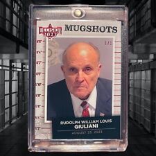 Decision Update 2023 Rudy Giuliani MUGSHOTS Red Foil 1/1 GRAIL picture