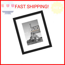 upsimples 8x10 Picture Frame, Display Pictures 5x7 with Mat or 8x10 Without Mat, picture