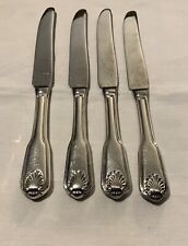 (Set of 4) TOWLE BOSTON SHELL Silverplated DINNER KNIVES picture