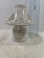 Lenox Linen Closet Tea Light Lamp Cream Color Off White Ceramic  picture