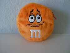 M&M's World Collectible Souvenir Orange M&M Coin Pouch/Purse Soft Plush 4