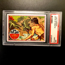 1966 Philadelphia Tarzan #40 Vintage Card PSA 9 MINT Pop 11 Only 2 Higher picture