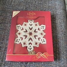 Lenox 2010 Annual Gemmed Snowflake Ornament  W/Box picture