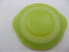 Tupperware GREEN 3-CUP Flat Out Expandable Storage Bowl Replacement Lid #5452A picture