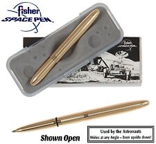 Fisher Space Pen #400G / Lacquered Brass Classic Gold Bullet Pen picture