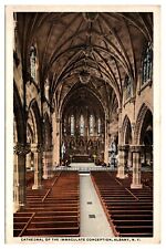 Antique Cathedral of the Immaculate Conception, Interior, Albany, NY Postcard picture