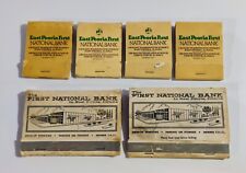 Vintage Advertising Matchbook Lot FIRST NATIONAL BANK EAST PEORIA IL  picture