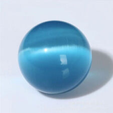 3-10cm Sphere Natural Quartz Crystal DIY Manual Cat's Eye Stone Balls Reiki Rare picture